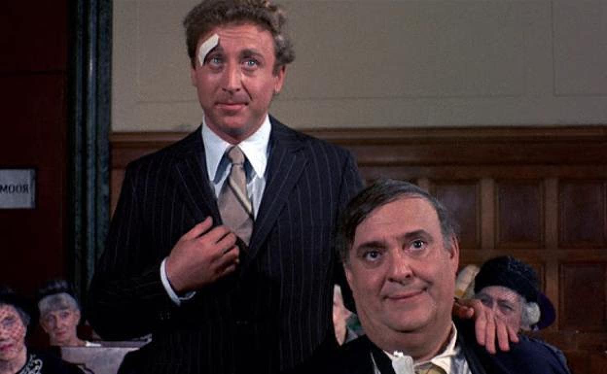 Gene Wilder y Zero Mostel en 'Los productores'.