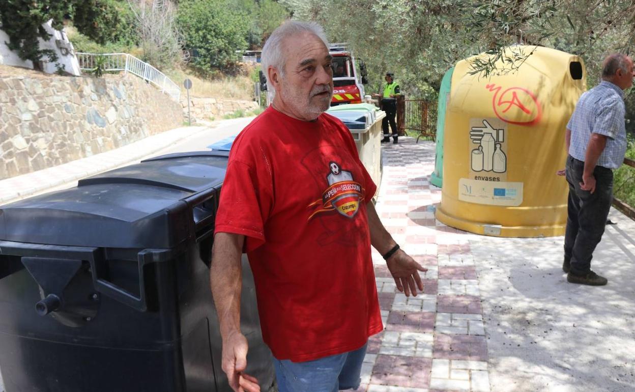 Fernando Lozano, uno de los vecinos desalojados. 