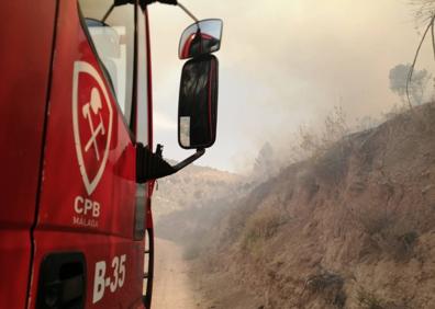 Imagen secundaria 1 - Estabilizado el incendio forestal en Serrato