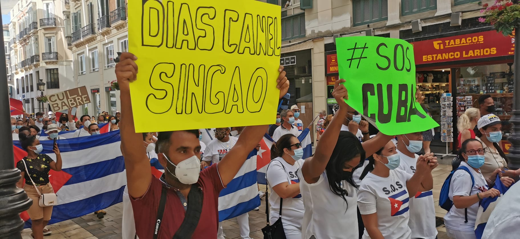 Han reclamado libertad y democracia para su país tras los incidentes que se han producido en la isla de Cuba desde hace una semana