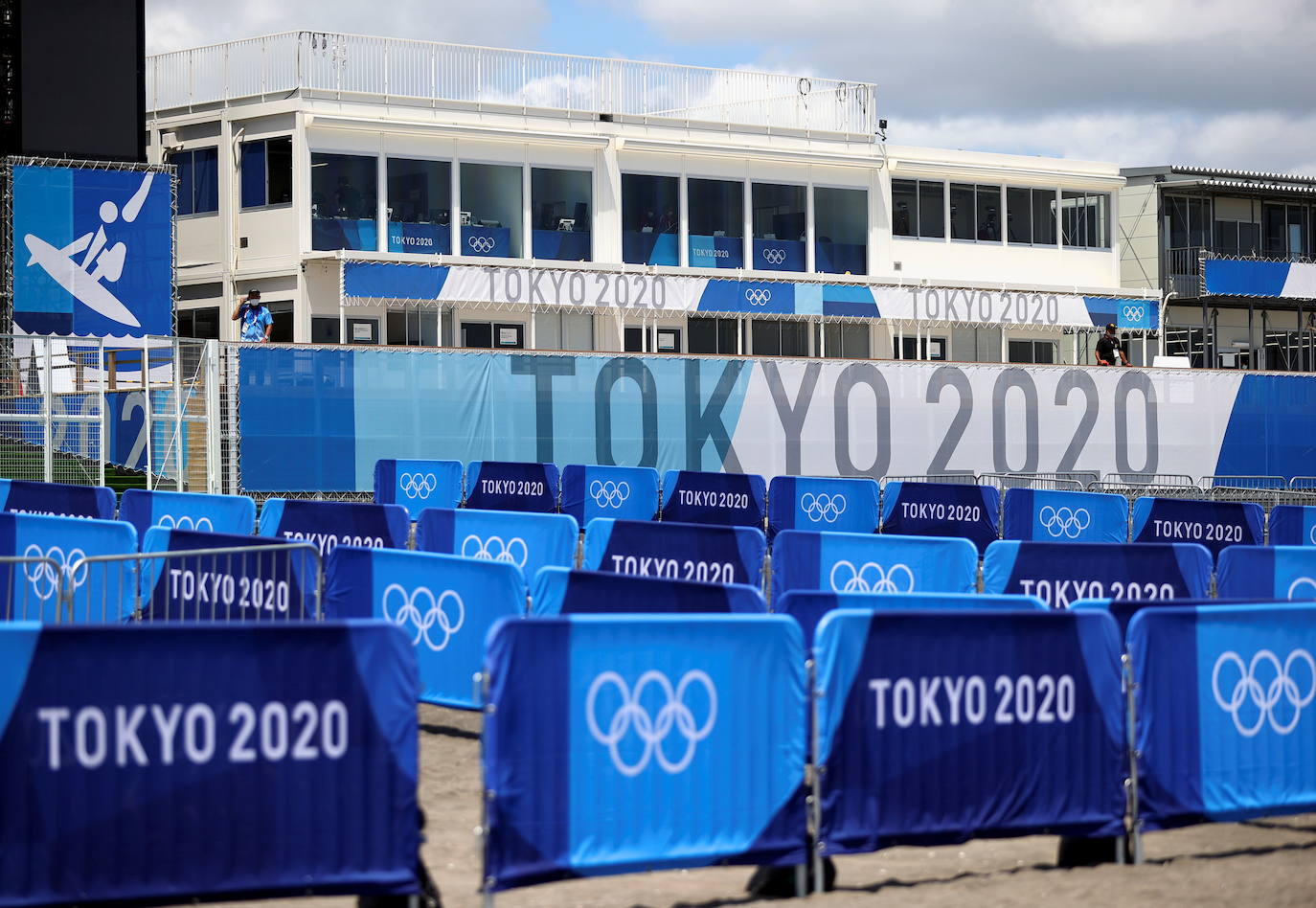 Playa de Tsurigasaki, el lugar donde se disputará la competición de surf, en la ciudad de Ichinomiya.