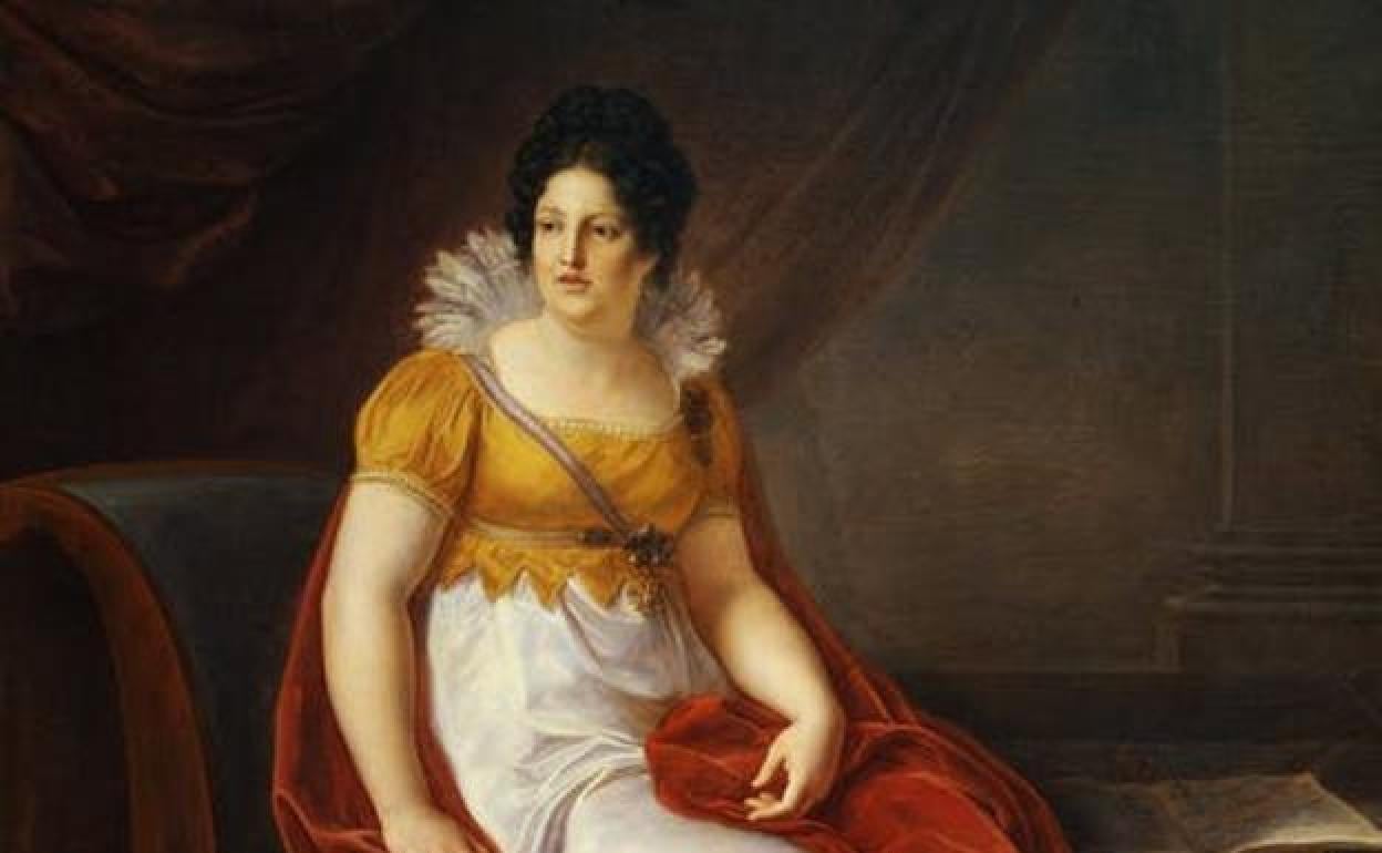 María Luisa de Borbón, Reina de Etruria (Vincenzo Camuccini, 1817).