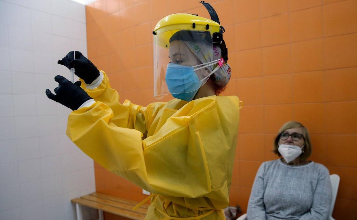 Imagen de un cribado de Covid en la provincia de Málaga. 