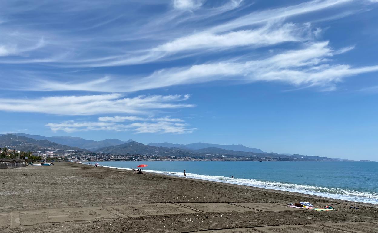 Imagen de la playa de Torre del Mar. 