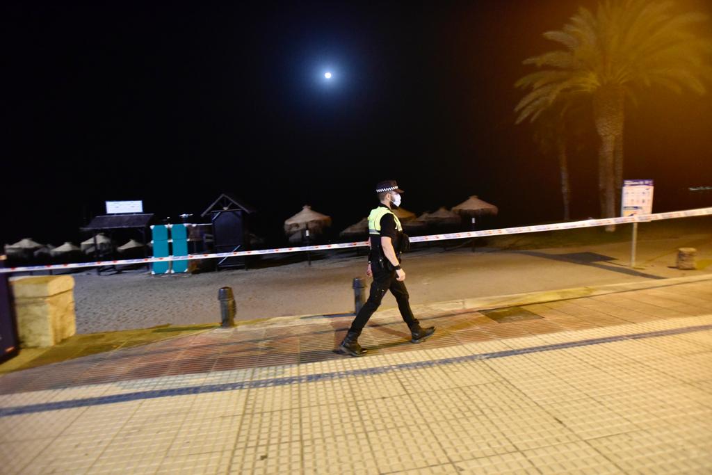 Las principales playas de la Costa del Sol permanecerán cerradas de 23 a 7 horas
