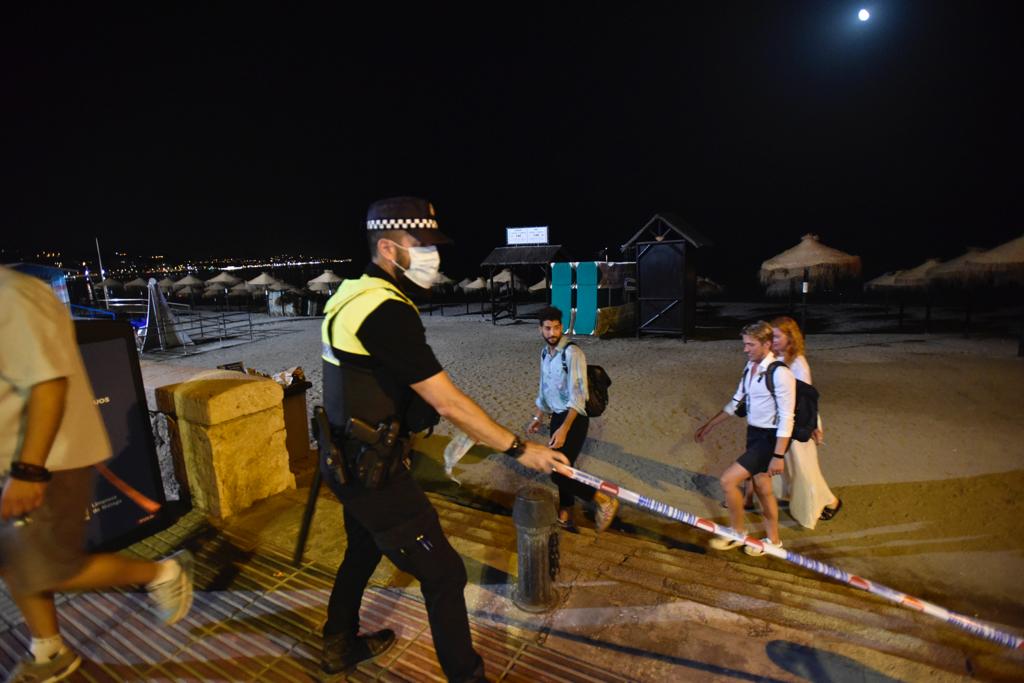 Las principales playas de la Costa del Sol permanecerán cerradas de 23 a 7 horas