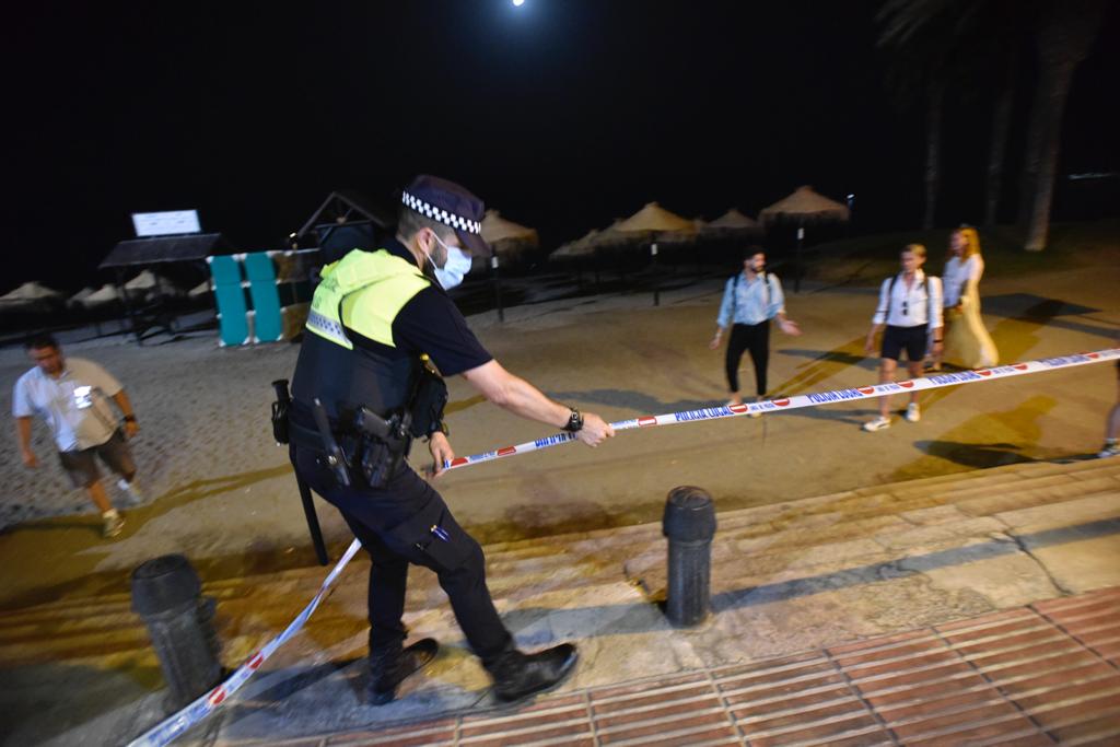 Las principales playas de la Costa del Sol permanecerán cerradas de 23 a 7 horas