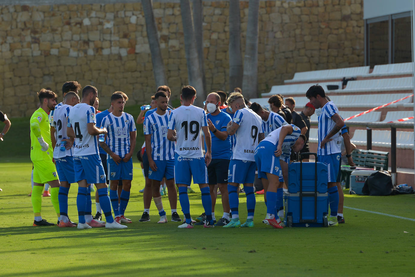 Empate del Málaga con el Almería en el amistoso celebrado en Marbella. 