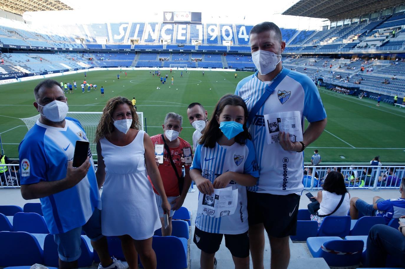 El Málaga despidió la pretemporada con una derrota 