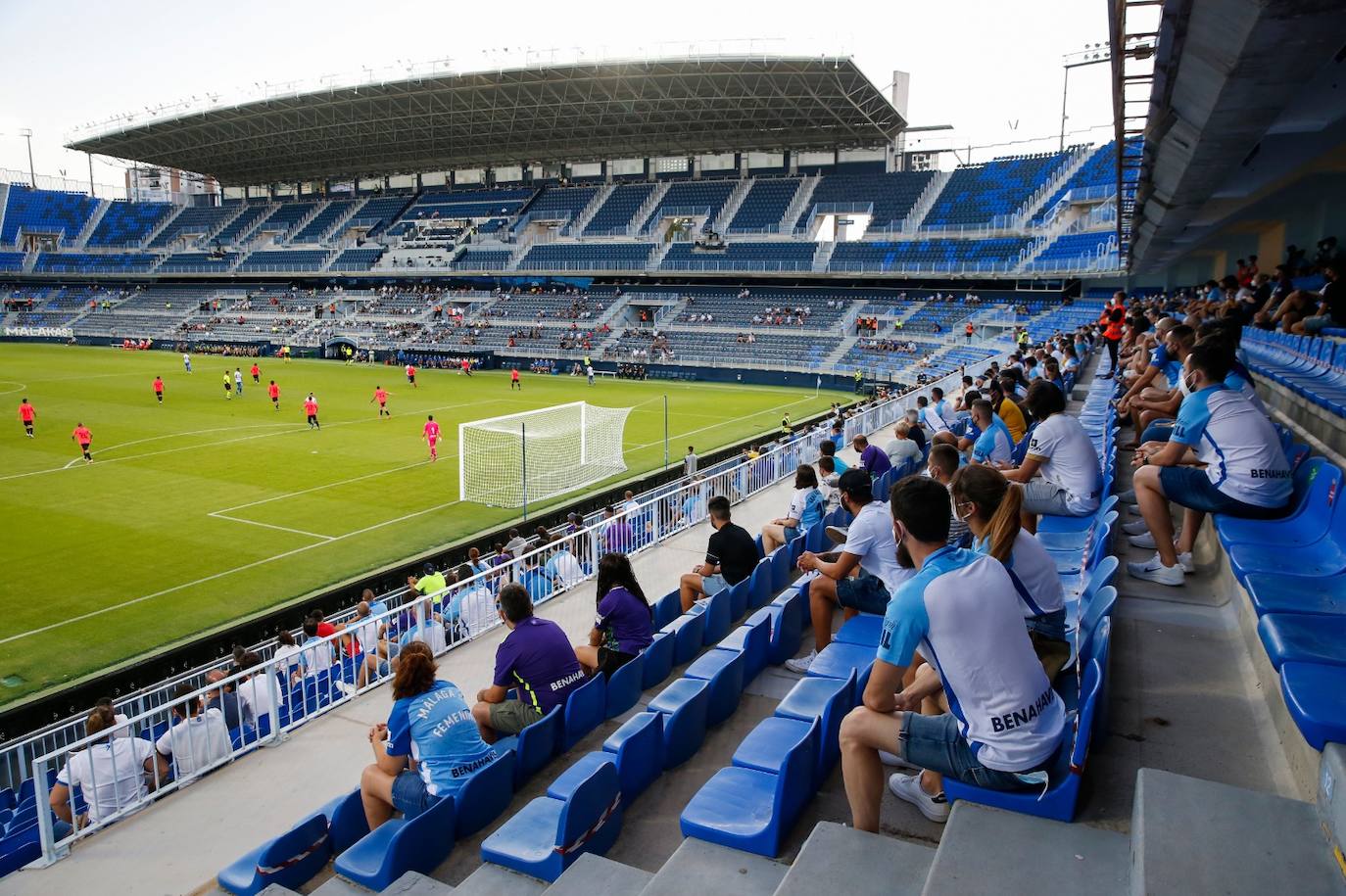 El Málaga despidió la pretemporada con una derrota 