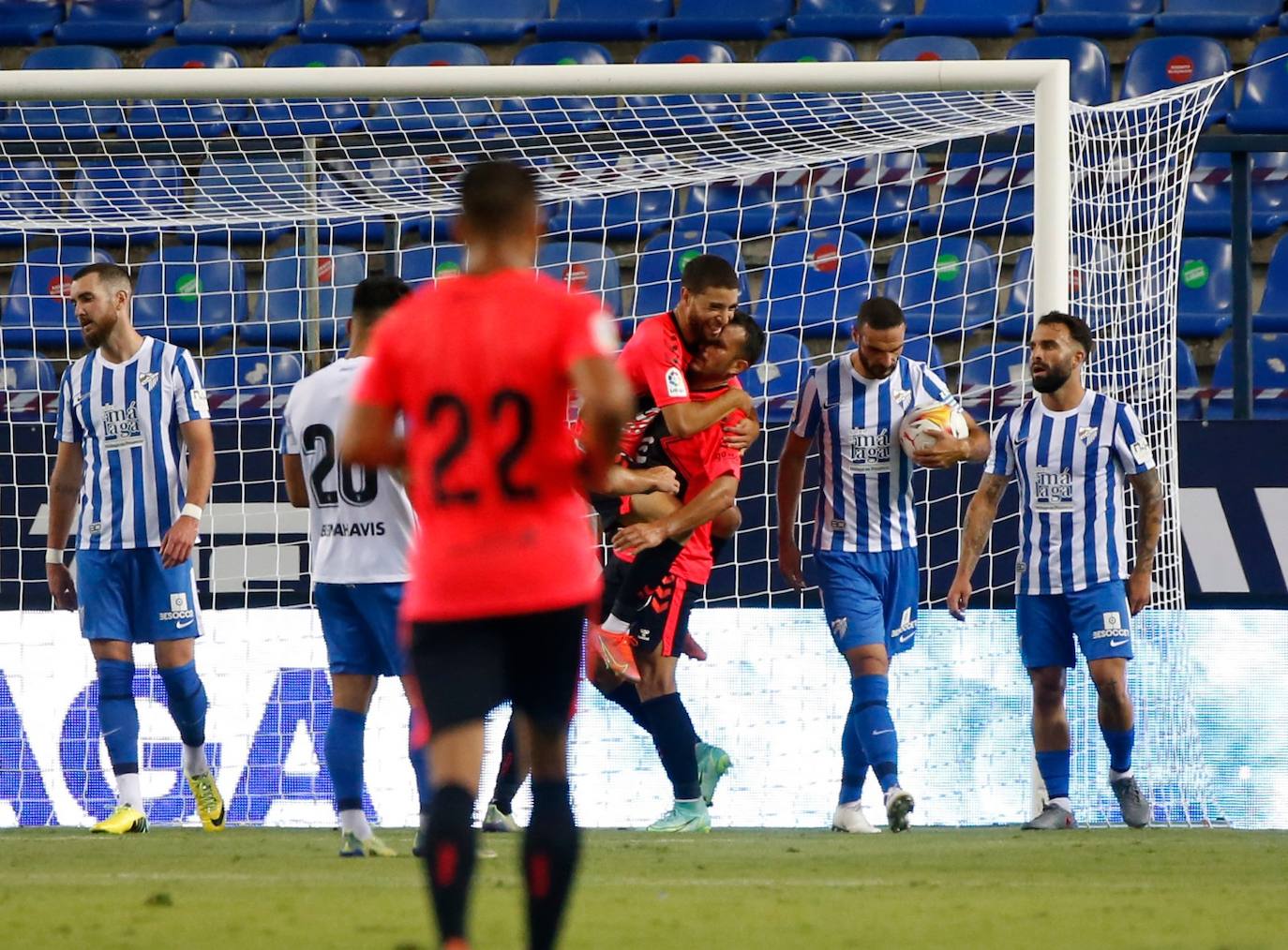 El Málaga despidió la pretemporada con una derrota 