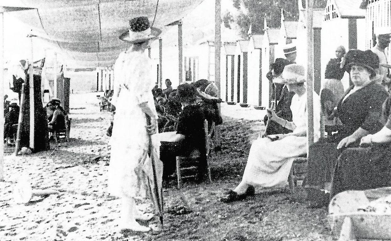 Los Baños del Carmen, década de los 20, unos años después de su inauguración