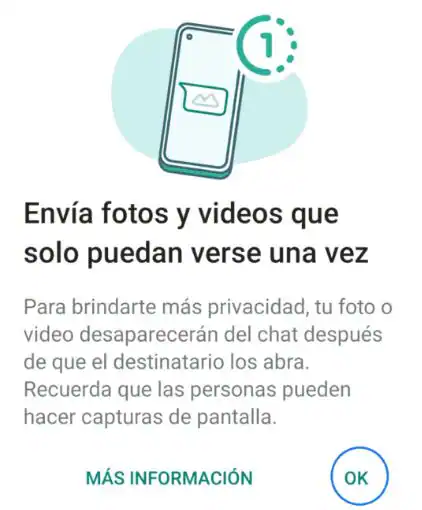 ¿qué Es El 1 Que Aparece Ahora La Nueva Función De Whatsapp Que Hace Desaparecer Fotos Yemk 4937