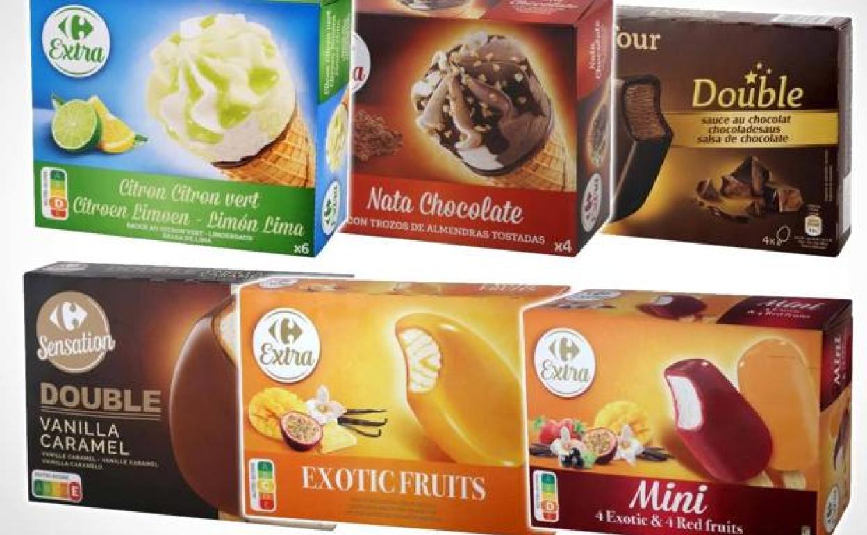 Alerta sanitaria: Retiran 29 helados de marca Carrefour con óxido de etileno