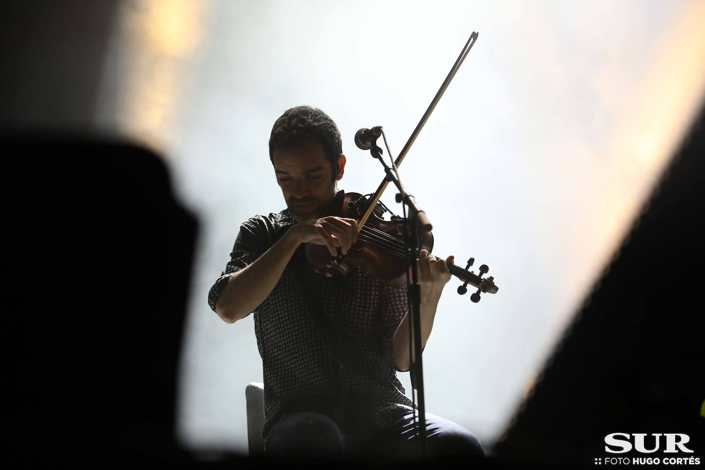 Miguel Ríos, en el Auditorio Municipal este jueves. 