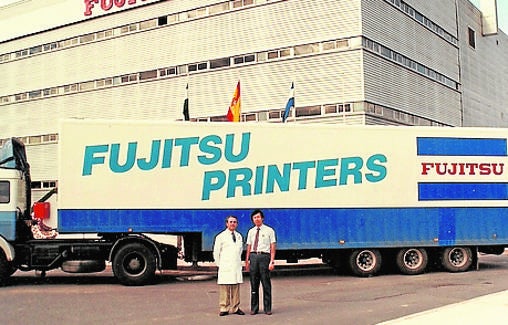 Fachada de la fábrica de Secoinsa-Fujitsu 