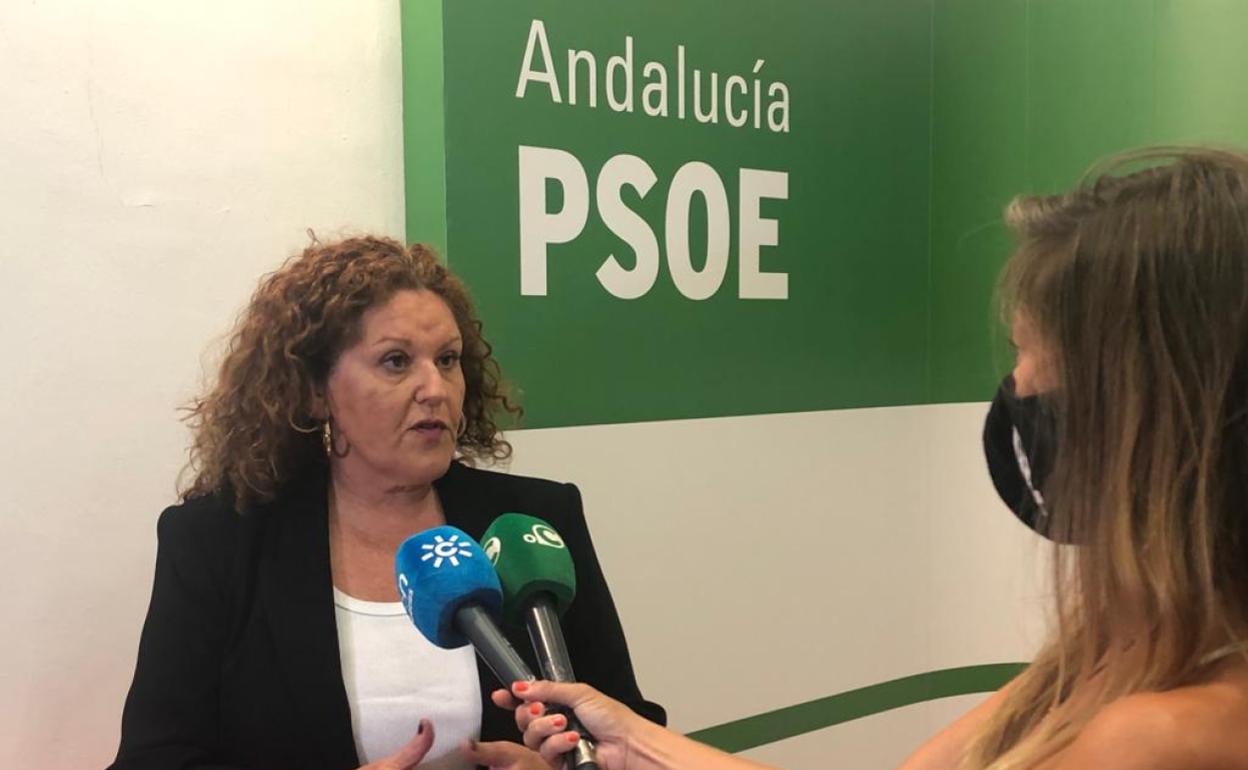 La portavoz adjunta del PSOE-A en el Parlamento, Araceli Maese. 