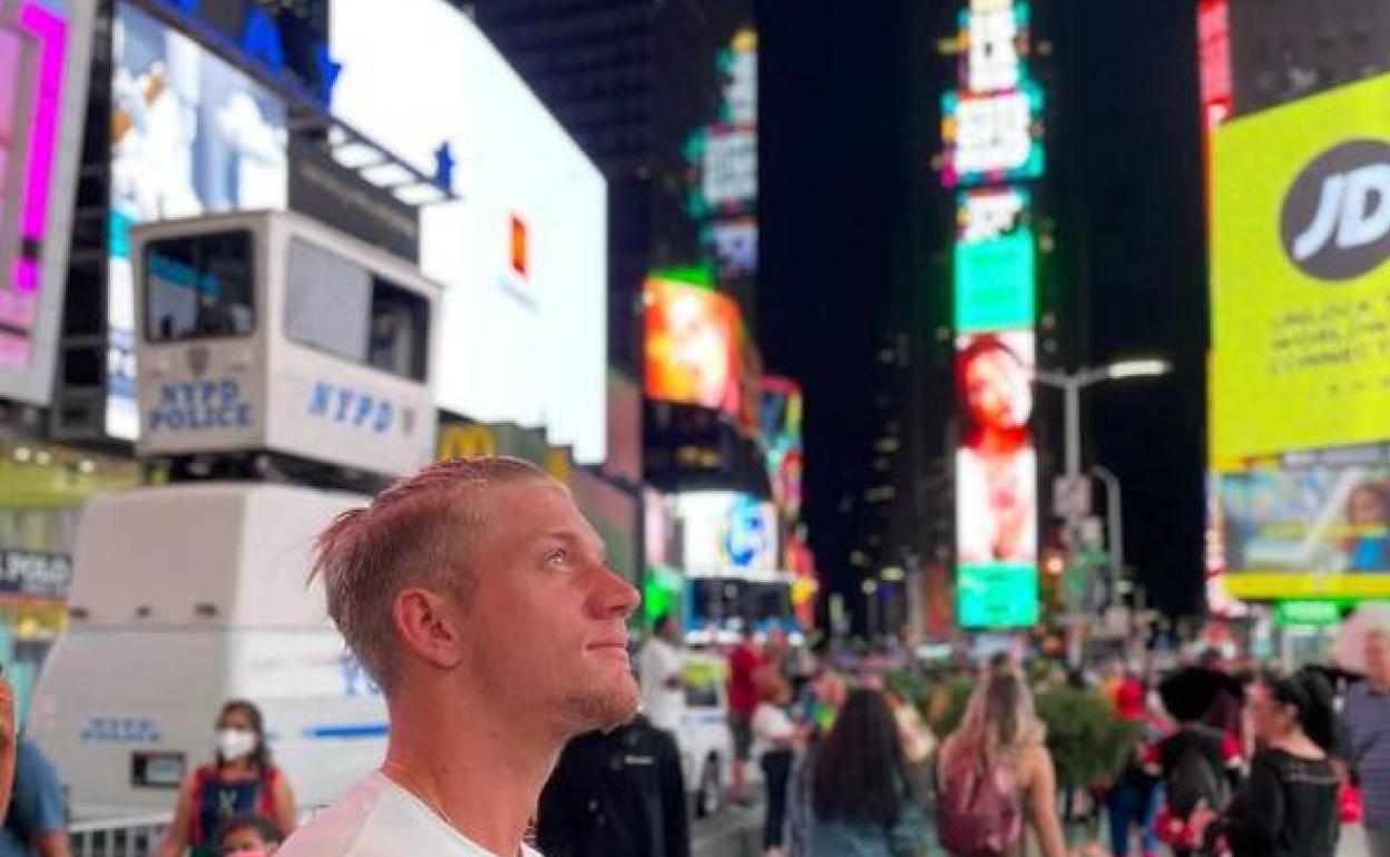 Alejandro Davidovich, esta semana en las calles de Nueva York. 