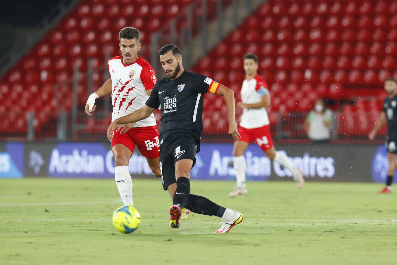 El equipo de José Alberto se enfrentaba a un rocoso rival en el Estadio de los Juegos Mediterráneos