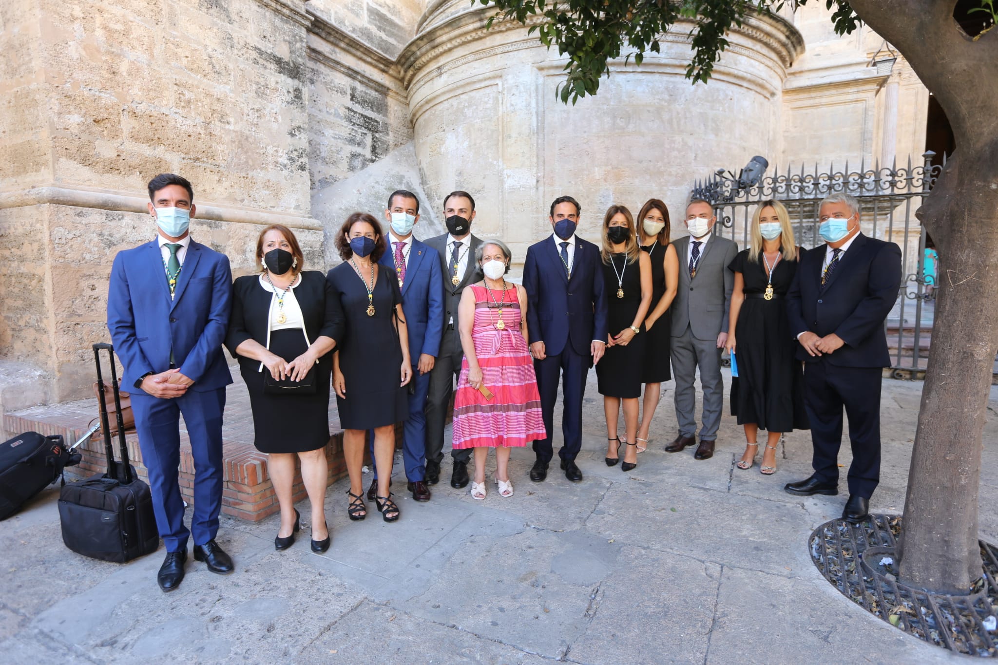 Ofrenda floral a la Virgen de la Victoria