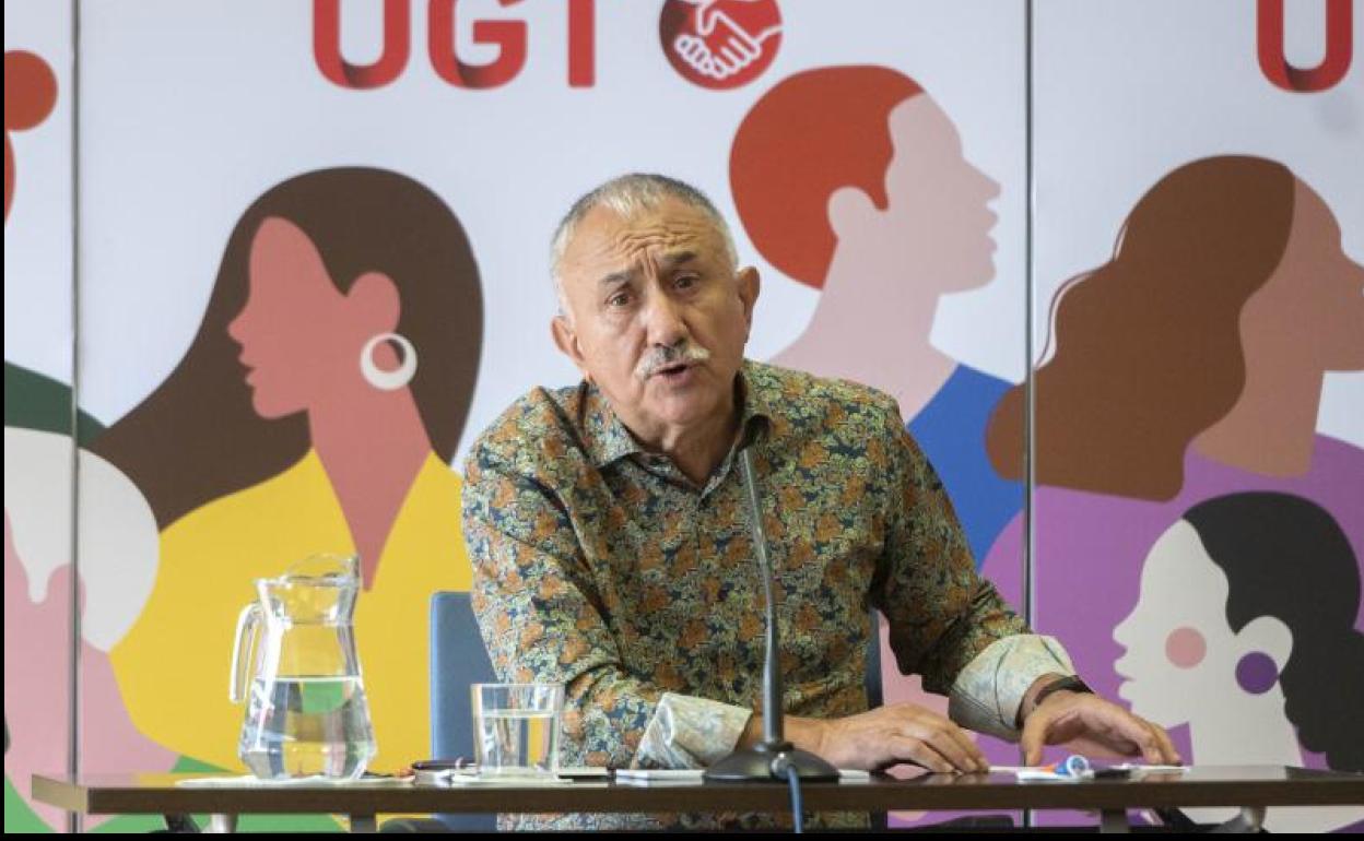 El secretario general de UGT, Pepe Álvarez. 