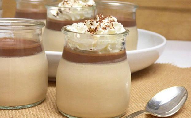 Panna cotta de café.