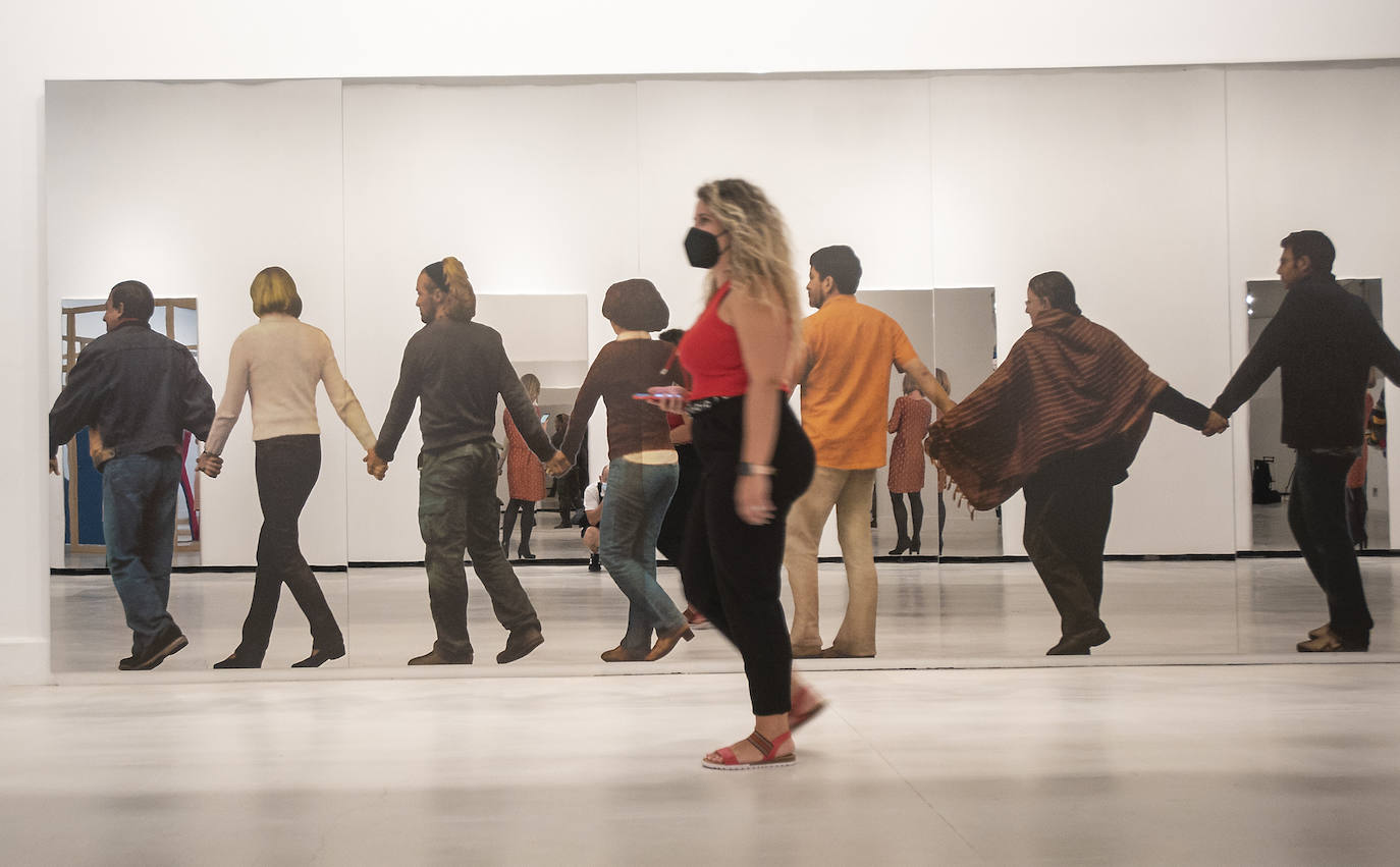 Exposición del italiano Michelangelo Pistoletto en el CAC Málaga. 