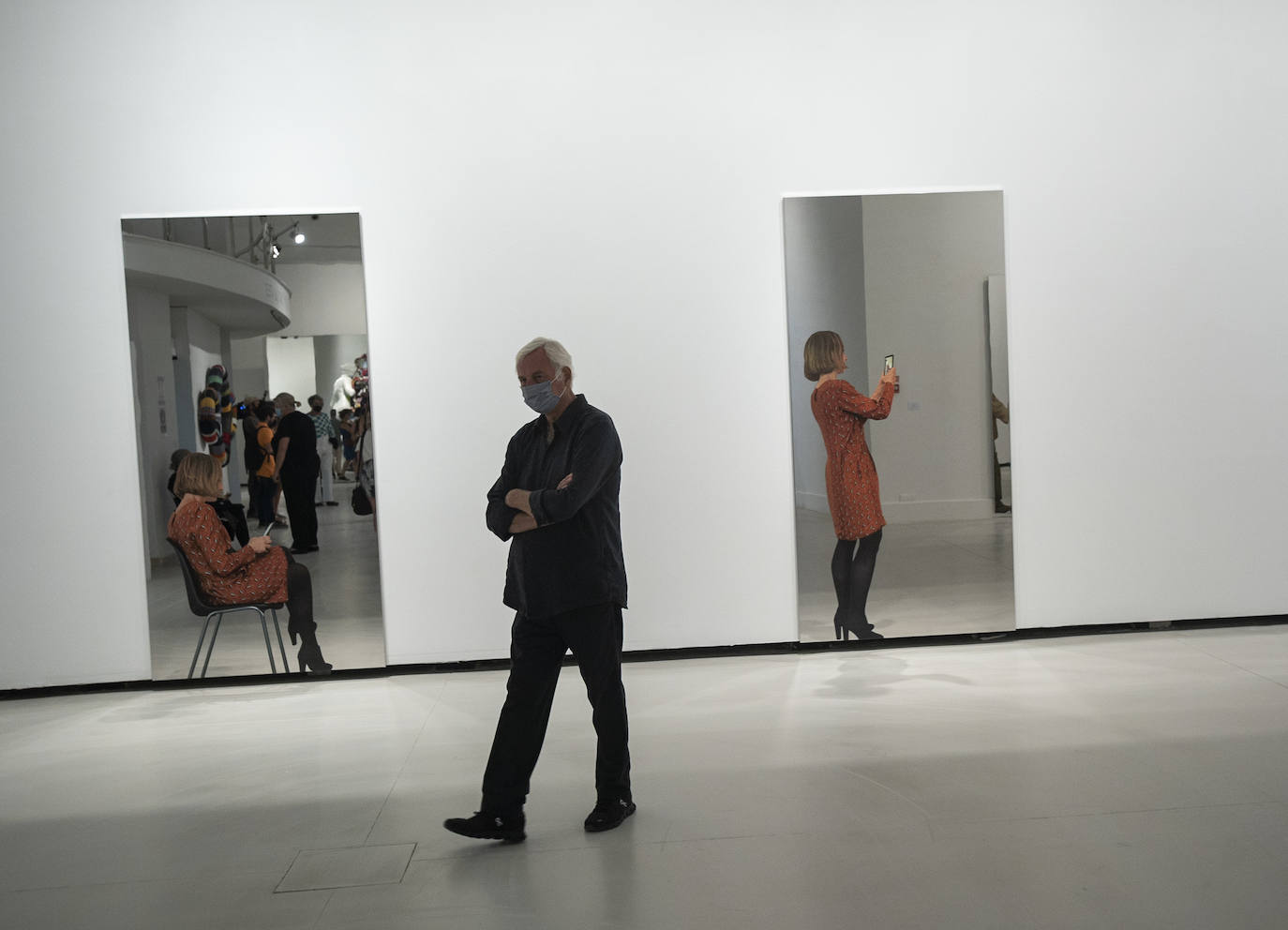 Exposición del italiano Michelangelo Pistoletto en el CAC Málaga. 