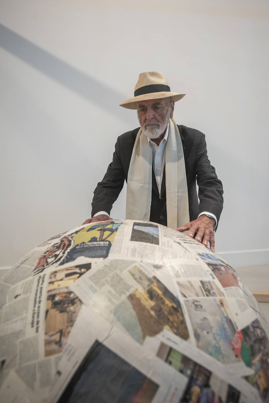 Exposición del italiano Michelangelo Pistoletto en el CAC Málaga. 