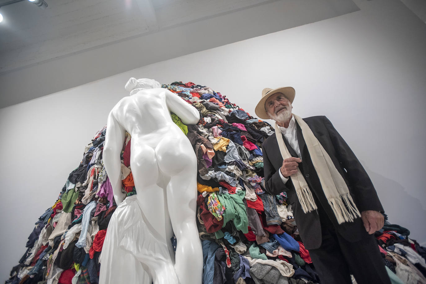 Exposición del italiano Michelangelo Pistoletto en el CAC Málaga. 