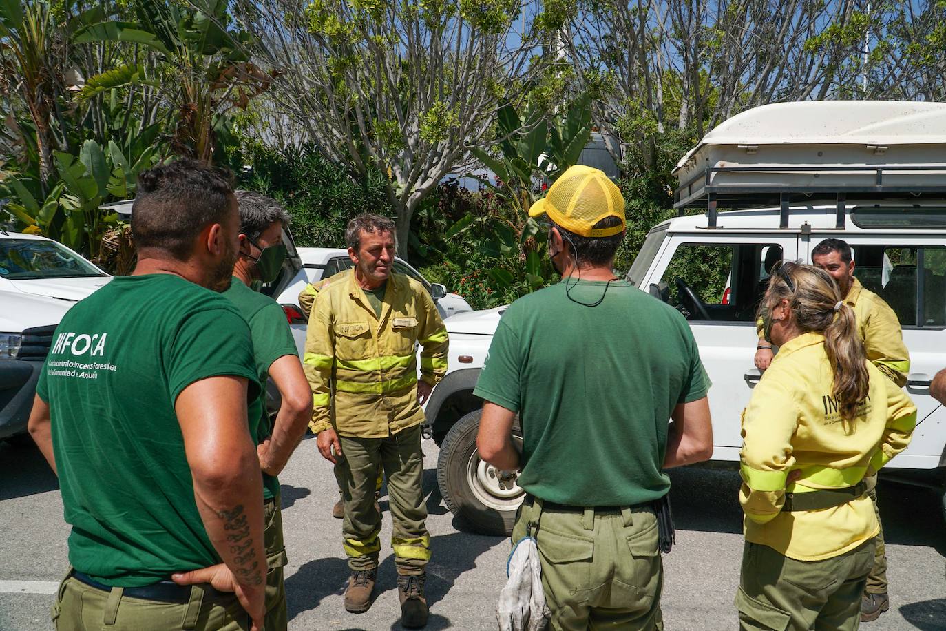 Este sábado se han movilizado 41 medios aéreos y unos 400 efectivos por tierra para luchar contra las llamas que no han afectado al pinsapar de la zona. Los nuevos desalojos elevan a 1.054 el número total de evacuados