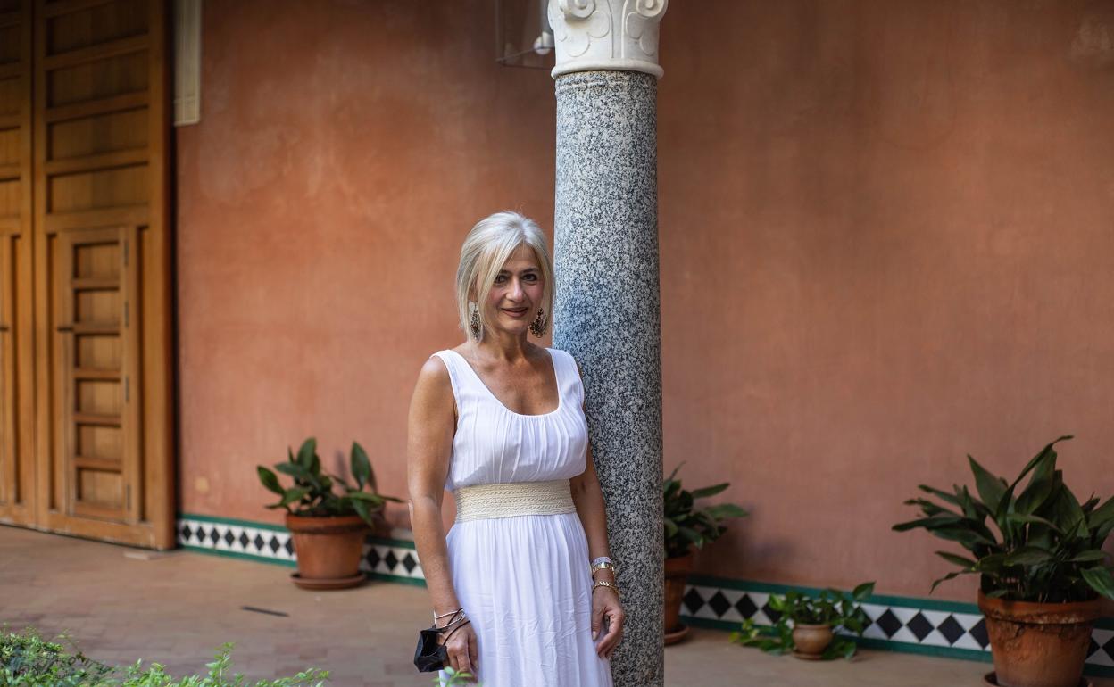 Patricia del Pozo, en el Palacio de Altamira, sede de la Consejería de Cultura y Patrimonio Histórico.