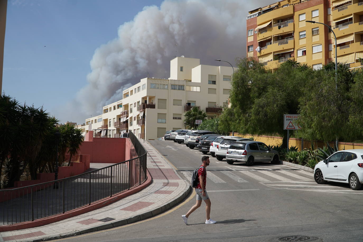 La situación del fuego obliga al desalojo de Alpandeire, Júzcar, Faraján y Pujerra, además de Jubrique y Genalguacil