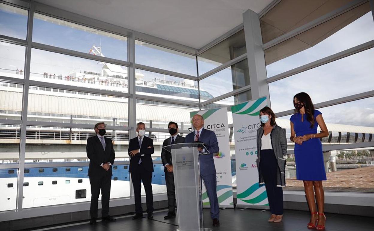 Presentación del Congreso Internacional de Cruceros de Andalucía. 