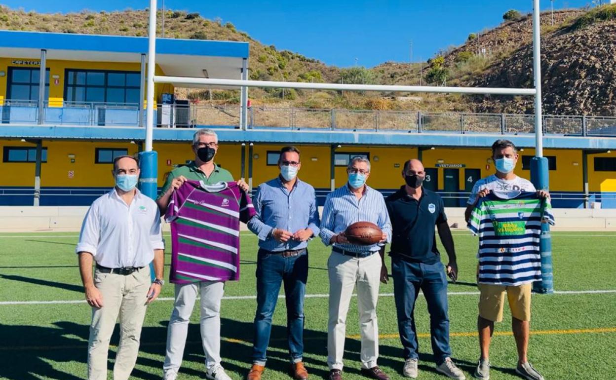Acto de presentación del torneo en el campo de rugby Manuel Becerra. 