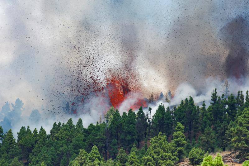 Fotos: La erupción del volcán Cumbre Vieja, en imágenes