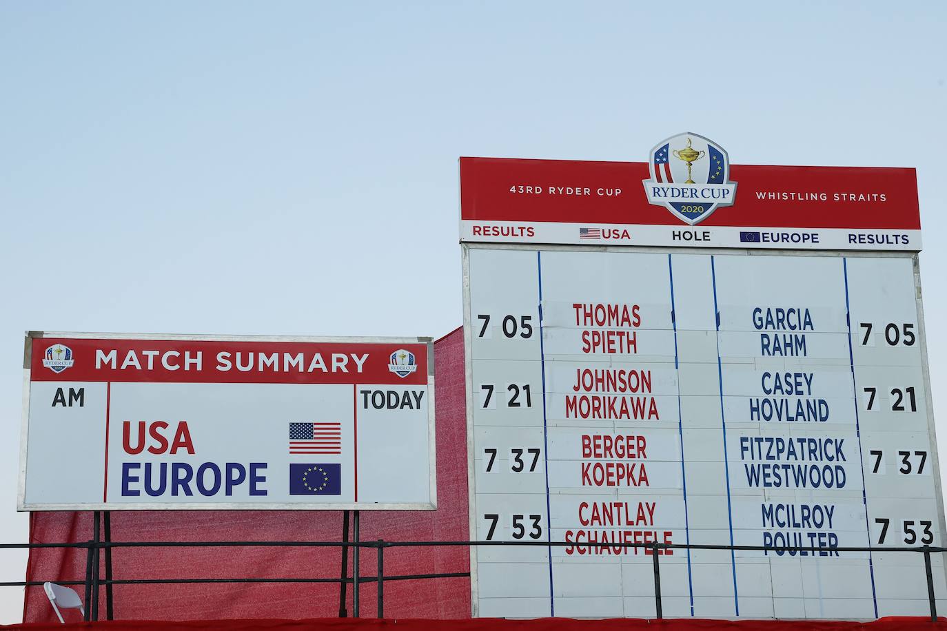 La Ryder Cup se celebra del 24 al 26 de septiembre. 