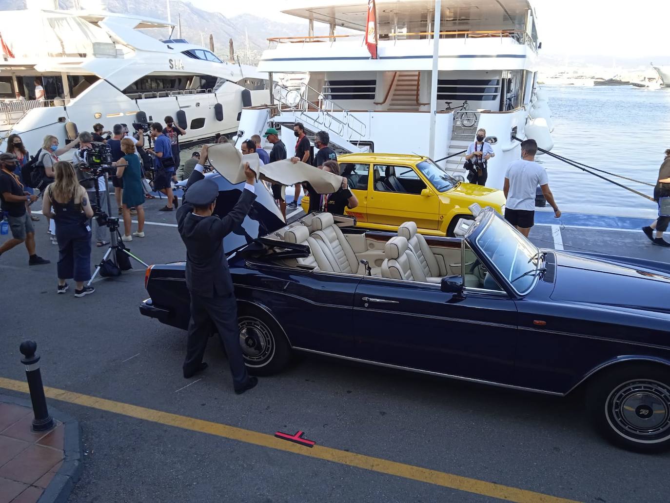 Fotos: Rodaje de &#039;The Crown&#039; en Puerto Banús