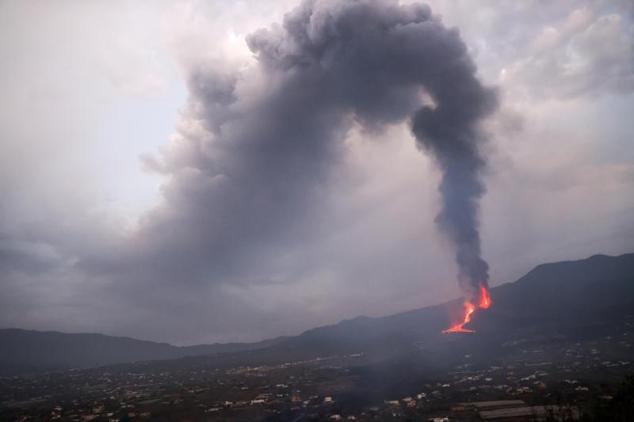El volcán ha afectado a 513 viviendas y una superficie de 237,5 hectáreas.