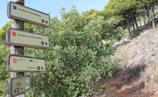 Encrucijada de caminos junto a la ermita