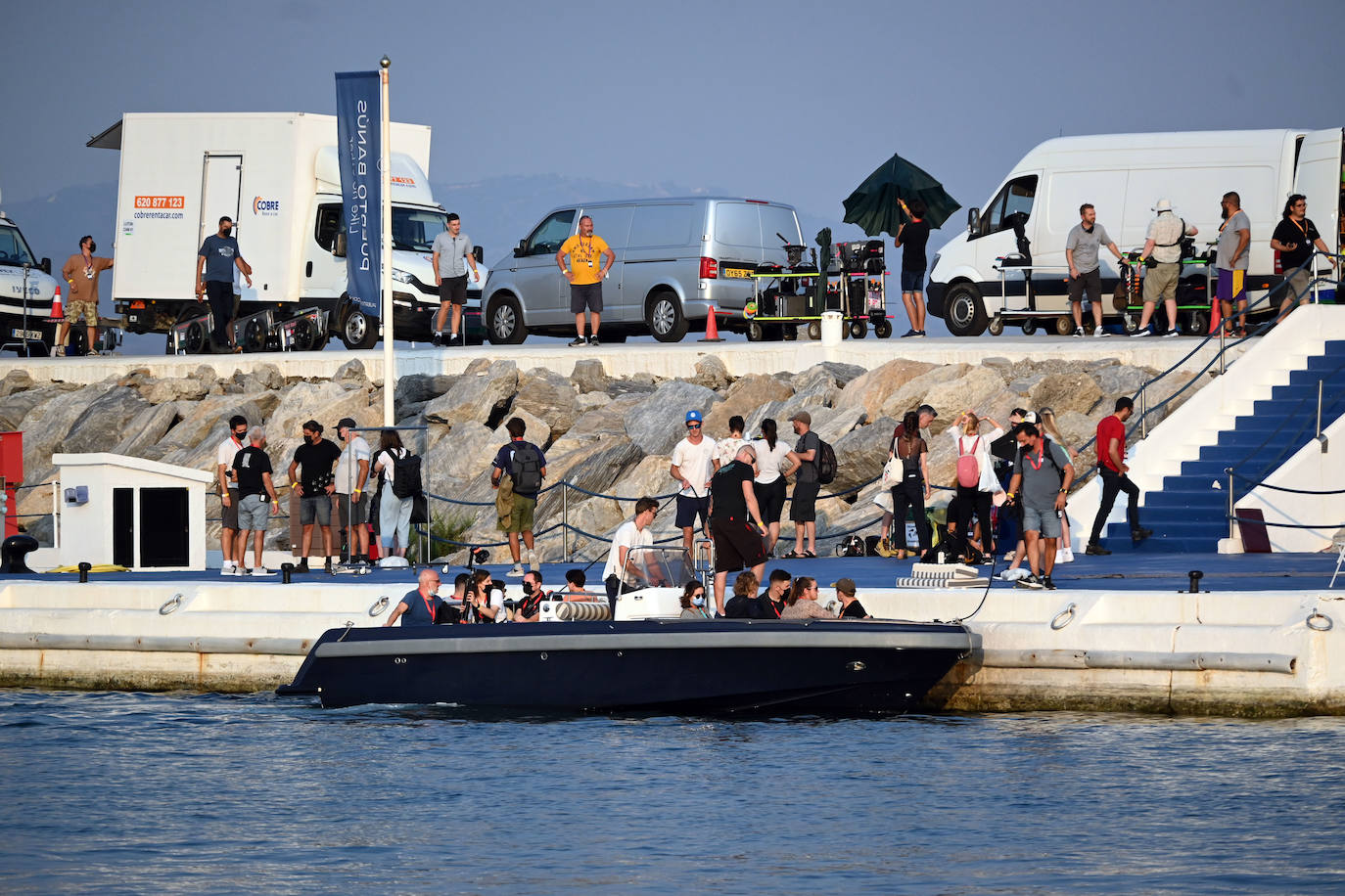 Fotos: Rodaje de &#039;The Crown&#039; en Puerto Banús