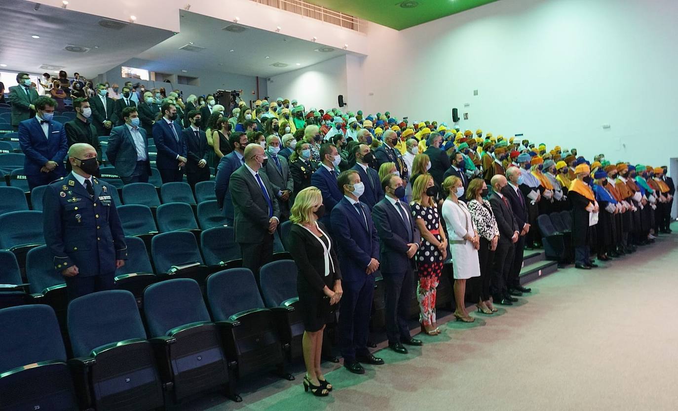 Inauguración del curso académico 2021-22 en la UMA. 