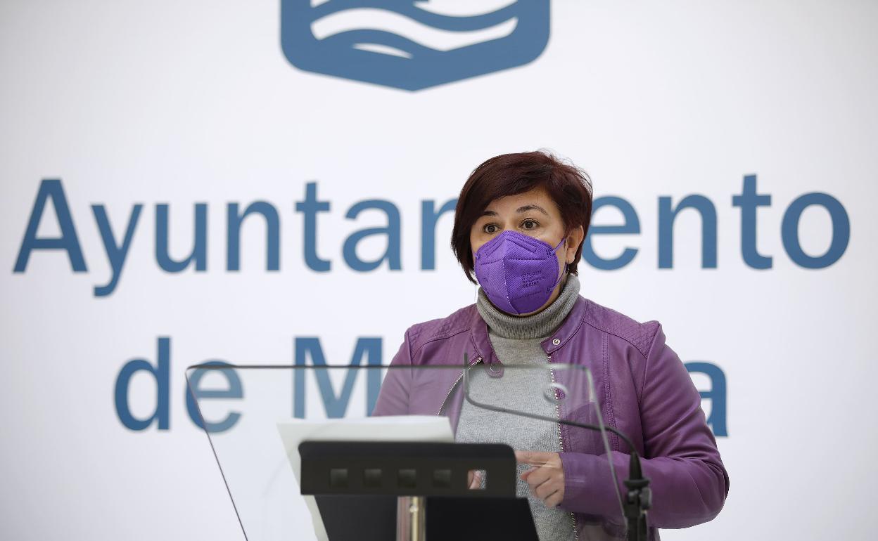 Macías, en una comparecencia en el Ayuntamiento de Málaga.