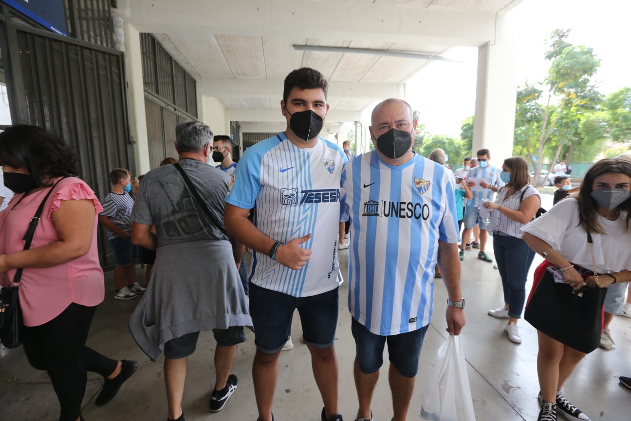 La Rosaleda acogió el encuentro sin restricciones de aforo por el covid-19 