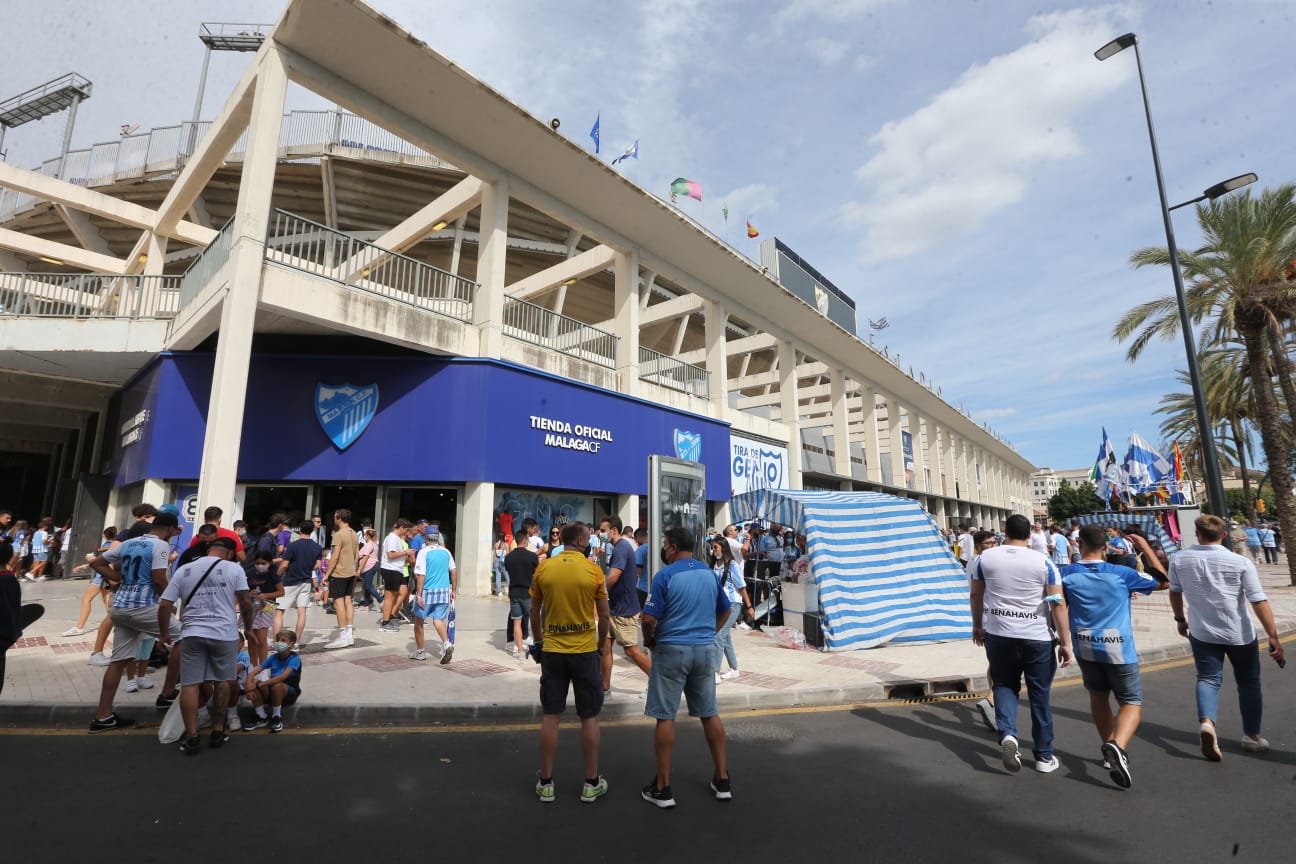 La Rosaleda acogió el encuentro sin restricciones de aforo por el covid-19 