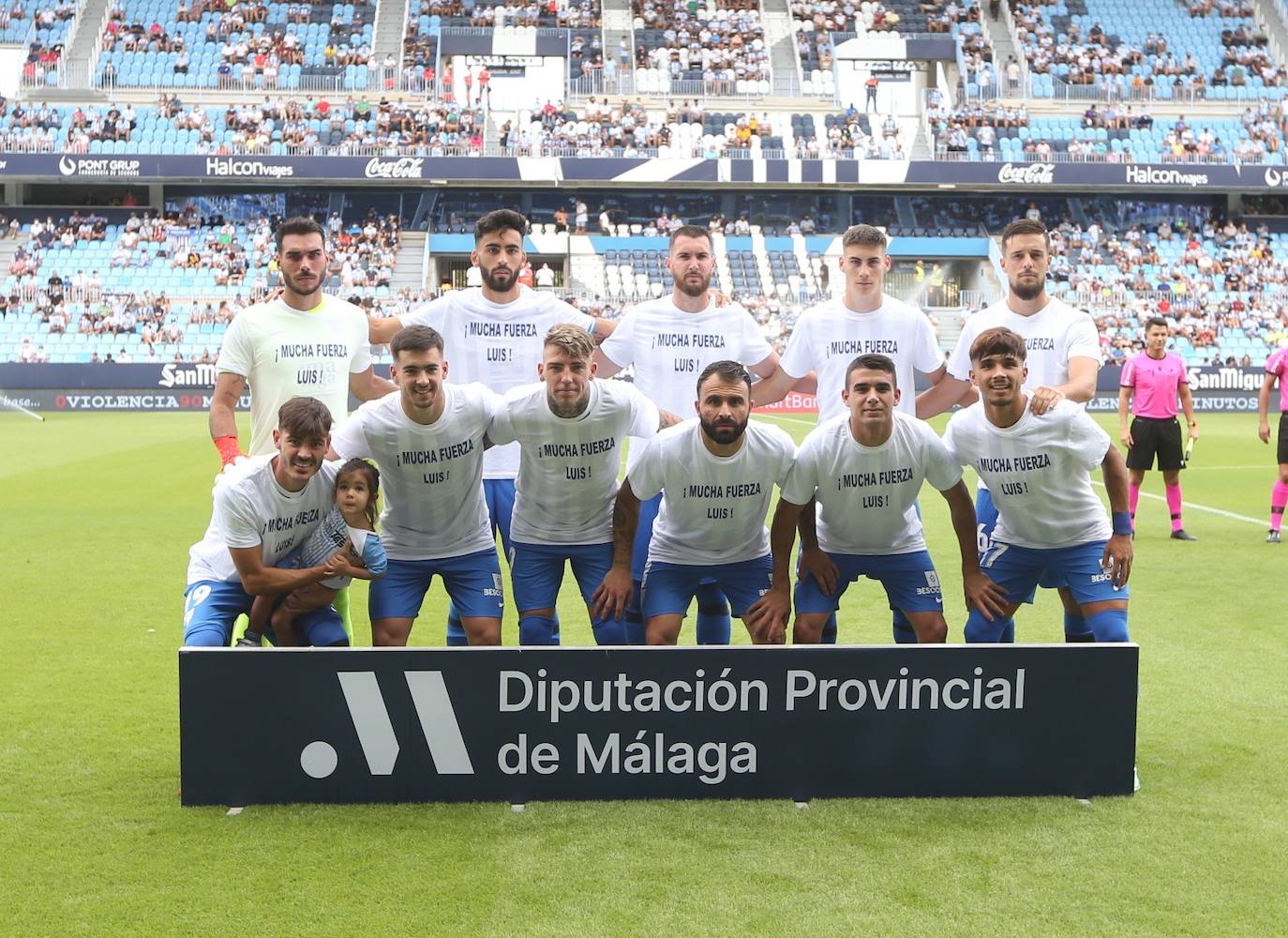 La Rosaleda acogió el encuentro sin restricciones de aforo por el covid-19 