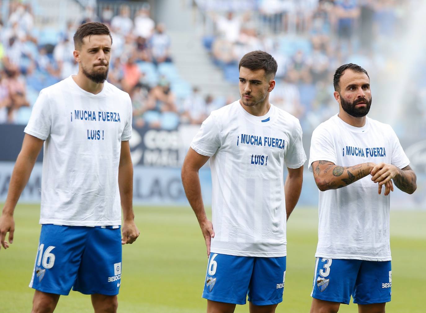 La Rosaleda acogió el encuentro sin restricciones de aforo por el covid-19 