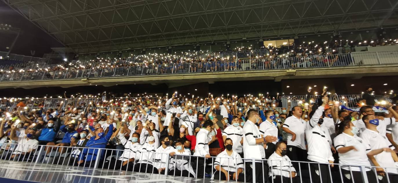 Celebración de los 80 años del estadio La Rosaleda. 