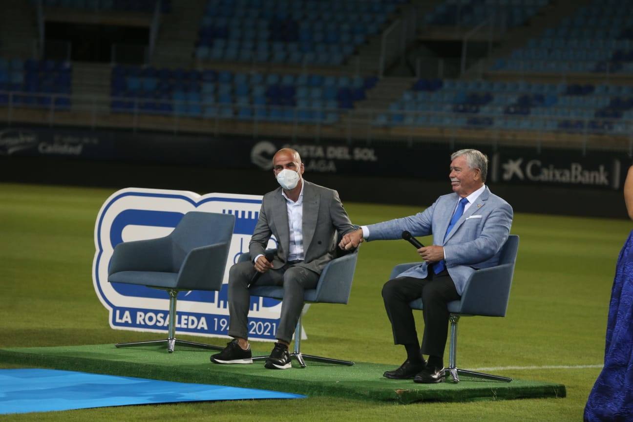 Celebración de los 80 años del estadio La Rosaleda. 