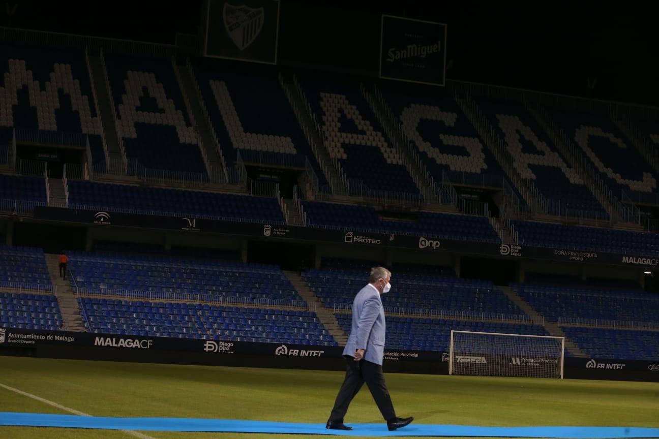 Celebración de los 80 años del estadio La Rosaleda. 